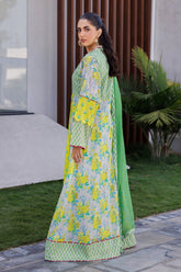 2-PC Printed Cotton Shirt with Chiffon Dupatta CPM-4-027
